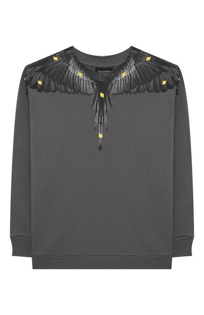 Хлопковый свитшот MARCELO BURLON KIDS OF MILAN, арт. 21E/B/MB/2011/0020/2-6Y, фото 1