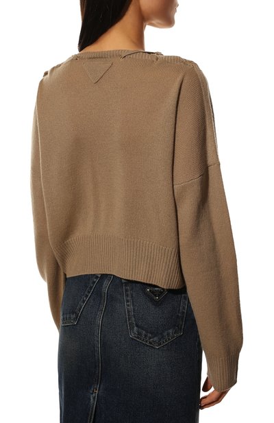 Кашемировый пуловер PRADA, арт. P24P1C-10RX-F0040-221, фото 4