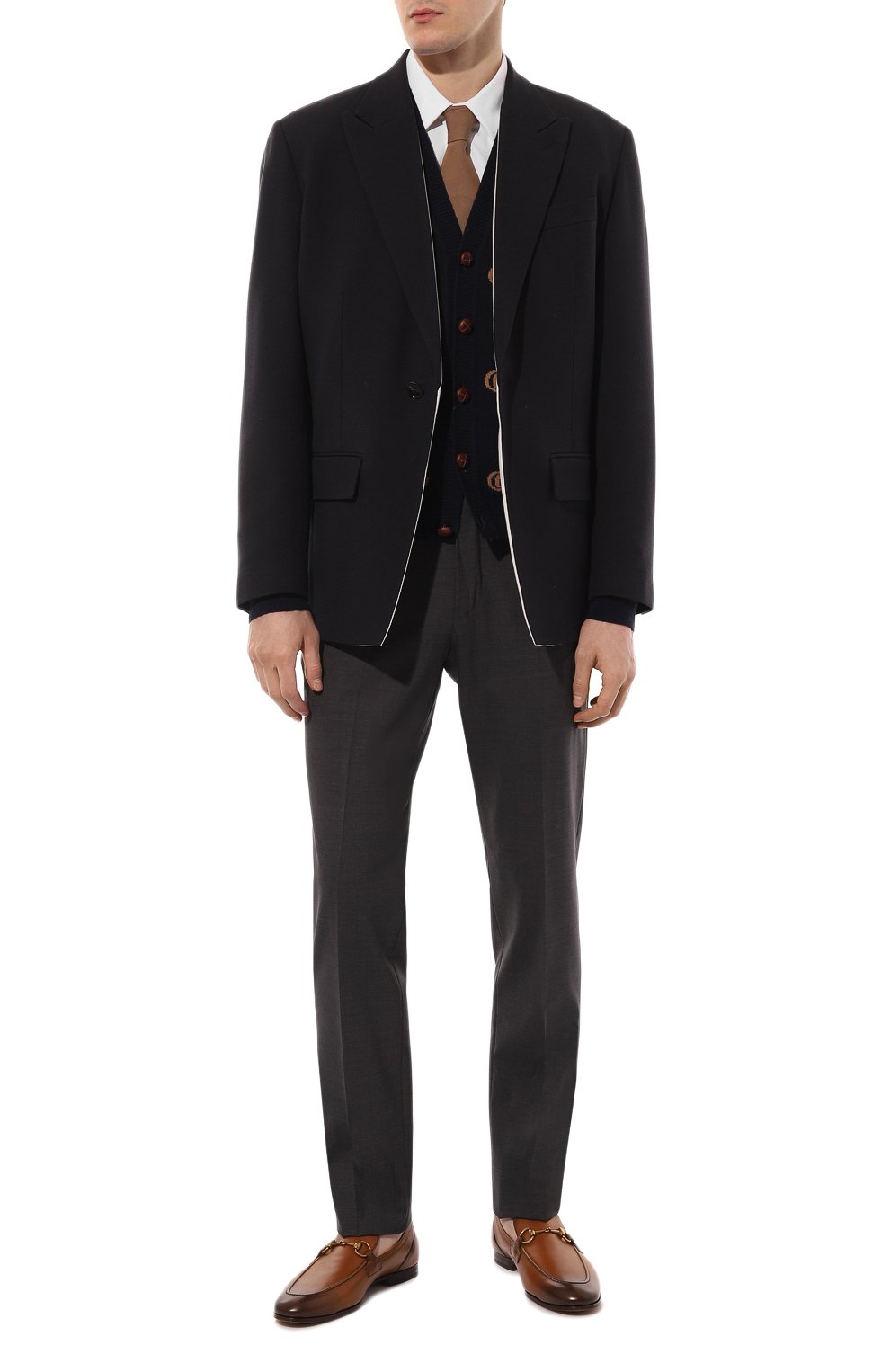 Кожаные лоферы jordaan GUCCI, арт. 406994 BLM00, фото 2