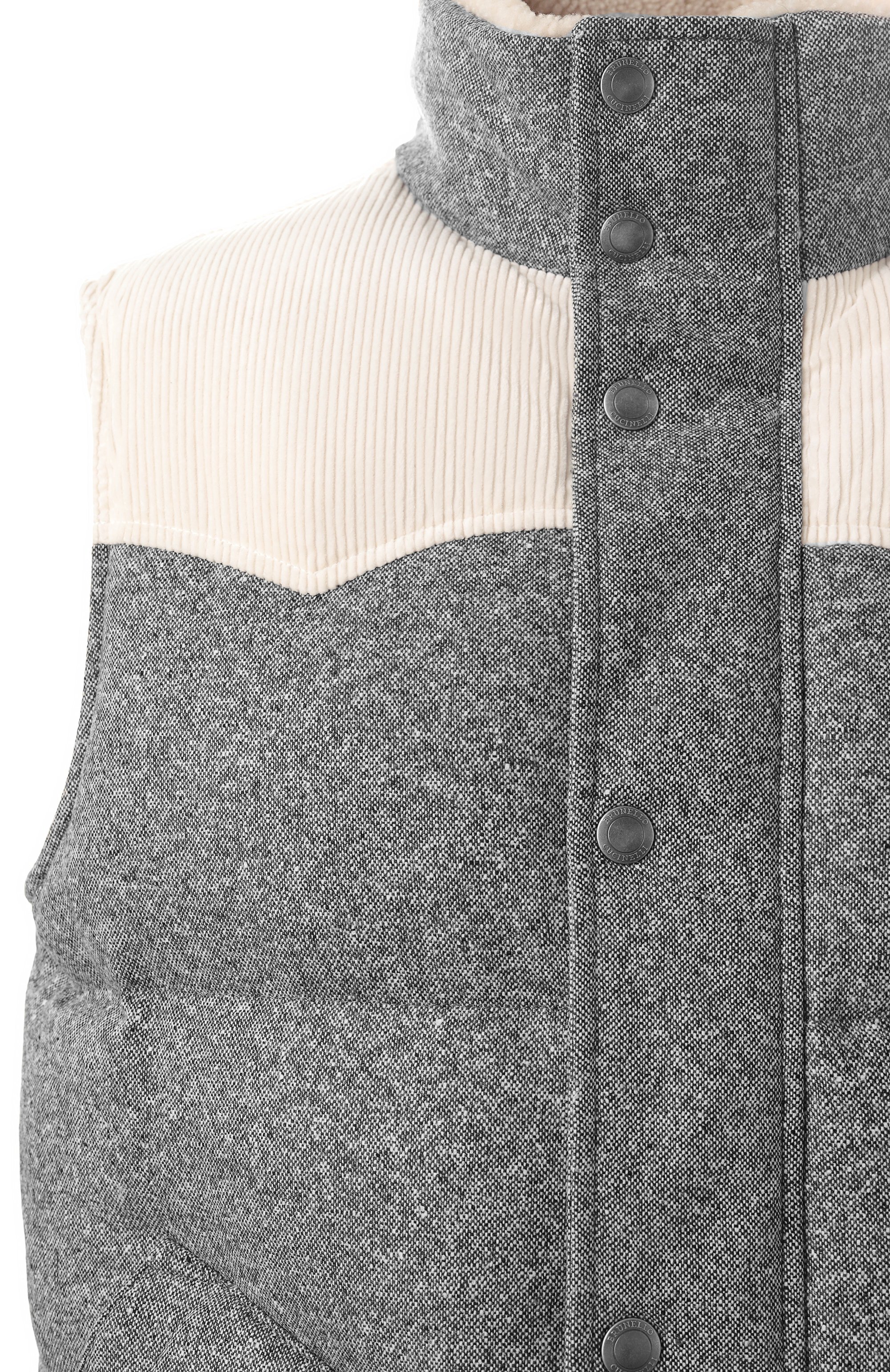 Пуховый жилет BRUNELLO CUCINELLI, арт. MQ4651942, фото 6