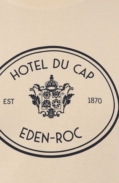 Хлопковая футболка sporty & rich х hotel du cap-eden-roc SPORTY AND RICH, арт. T0043501621CR01, фото 5