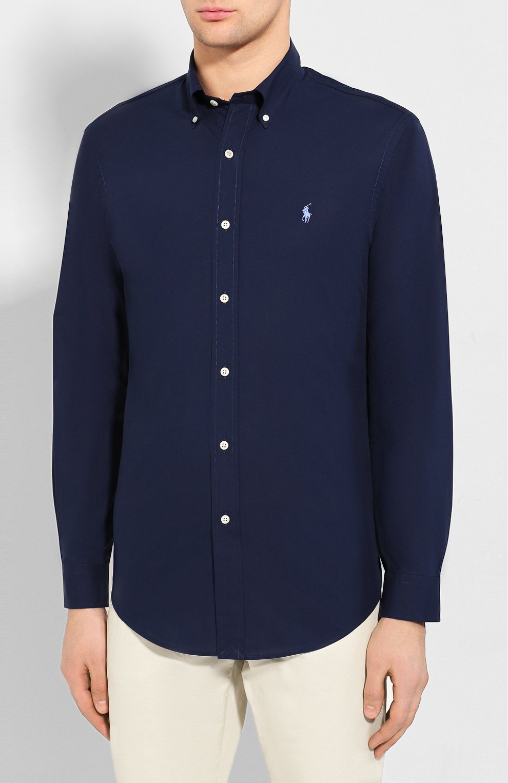 Хлопковая рубашка POLO RALPH LAUREN, арт. 710792044, фото 3