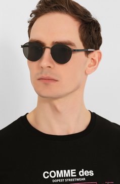 Женские солнцезащитные очки MYKITA черного цвета, арт. CARL0/INDIG0/0RANGE | Фото 3 (Кросс-КТ: С/з-унисекс; Региональные ограничения белый список (Axapta Mercury): RU; Тип очков: С/з; Очки форма: Круглые; Оптика Гендер: оптика-унисекс)