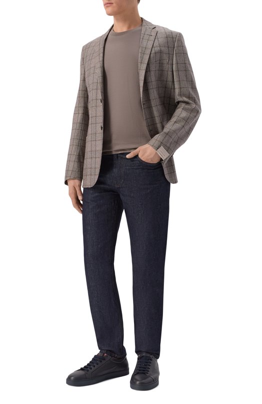 Хлопковая футболка Gran Sasso 60196/74007 Серый  60196/74007 Фото 2