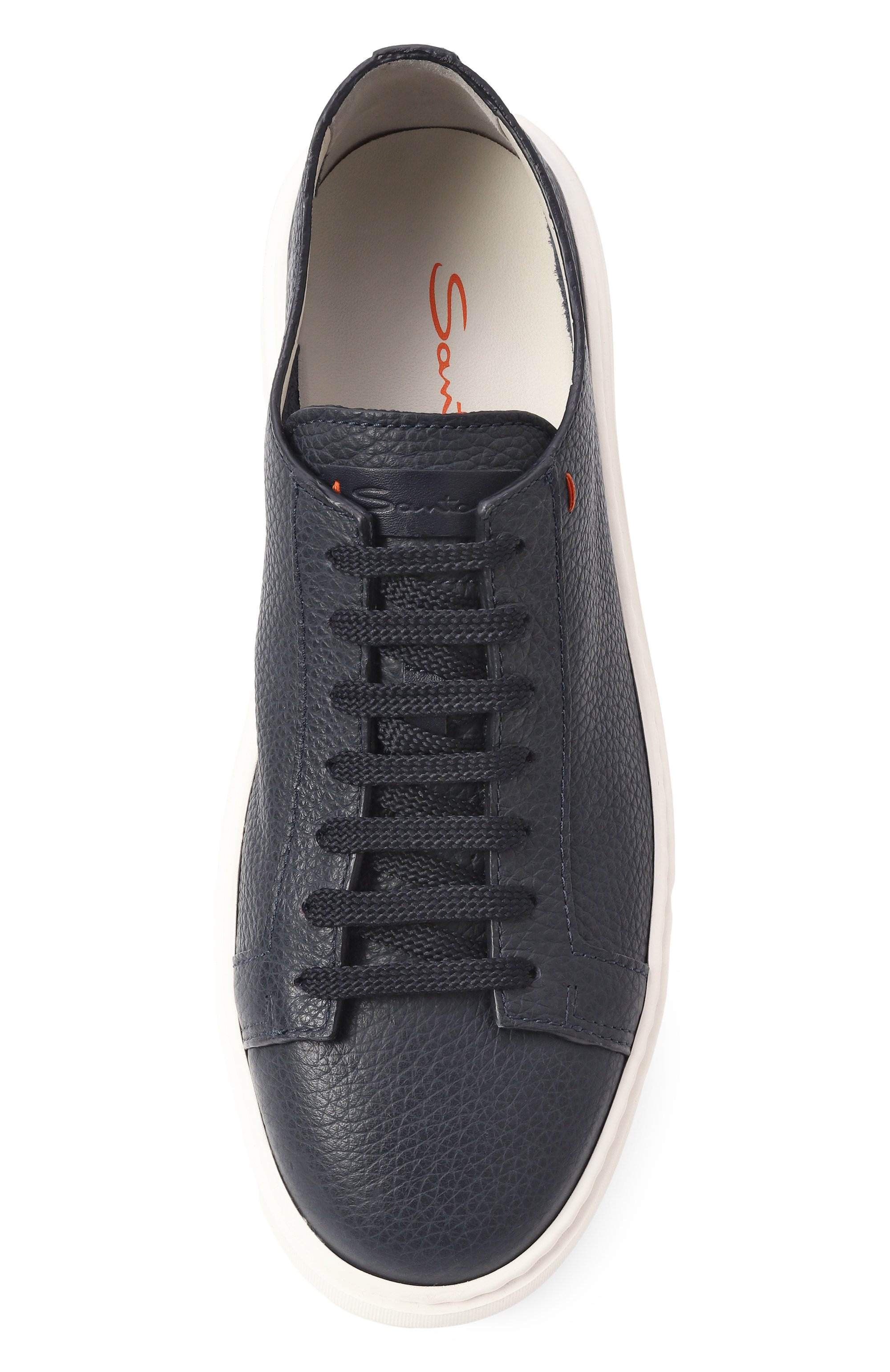 Кожаные кеды cleanic SANTONI, арт. MBCG21430BARCMMD, фото 6