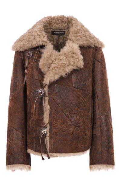 Женская дубленка из овчины ANN DEMEULEMEESTER, арт. B0013413/FR006