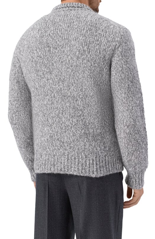 Кардиган из кашемира и шелка Brioni UMQW0L/01K04 Серый  UMQW0L/01K04 Фото 4