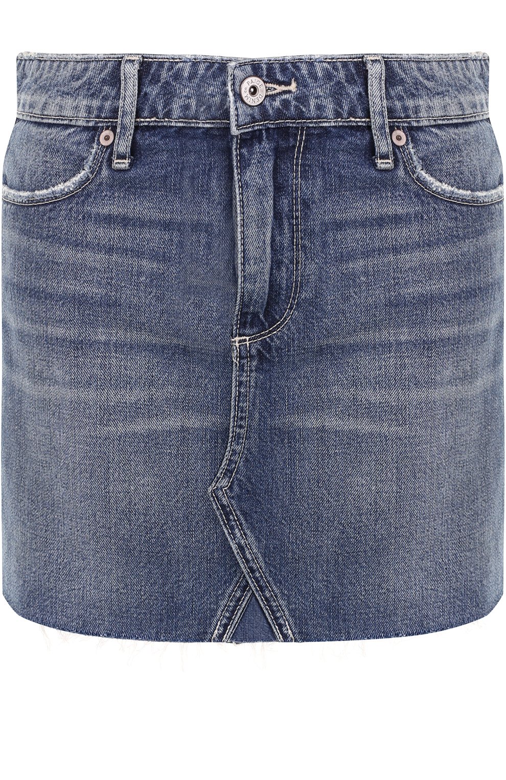 Джинсовая мини-юбка с потертостями PAIGE, арт. 3515673-4519, фото 1