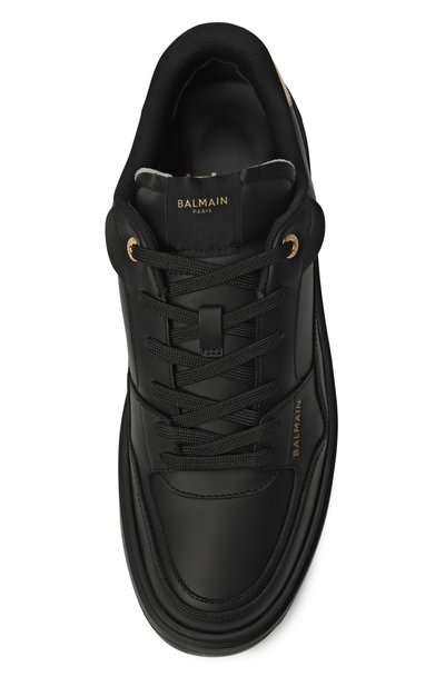 Кожаные кеды b-court flip BALMAIN, арт. DM0VI349/LTSC, фото 5