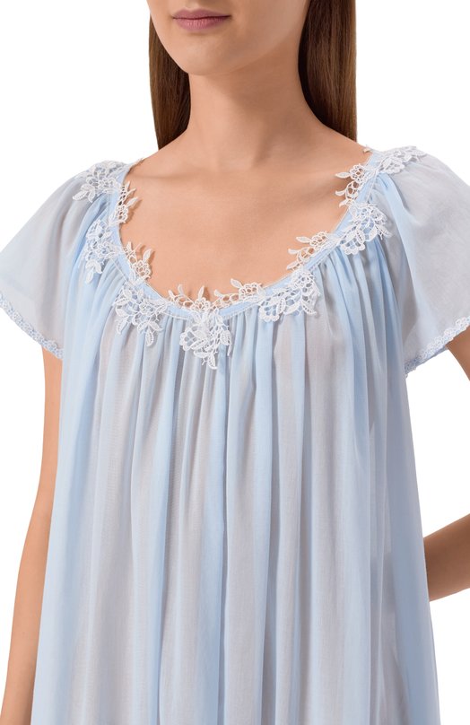 Хлопковая сорочка Eva B.Bitzer 20313272 Голубой  20313272 Фото 5