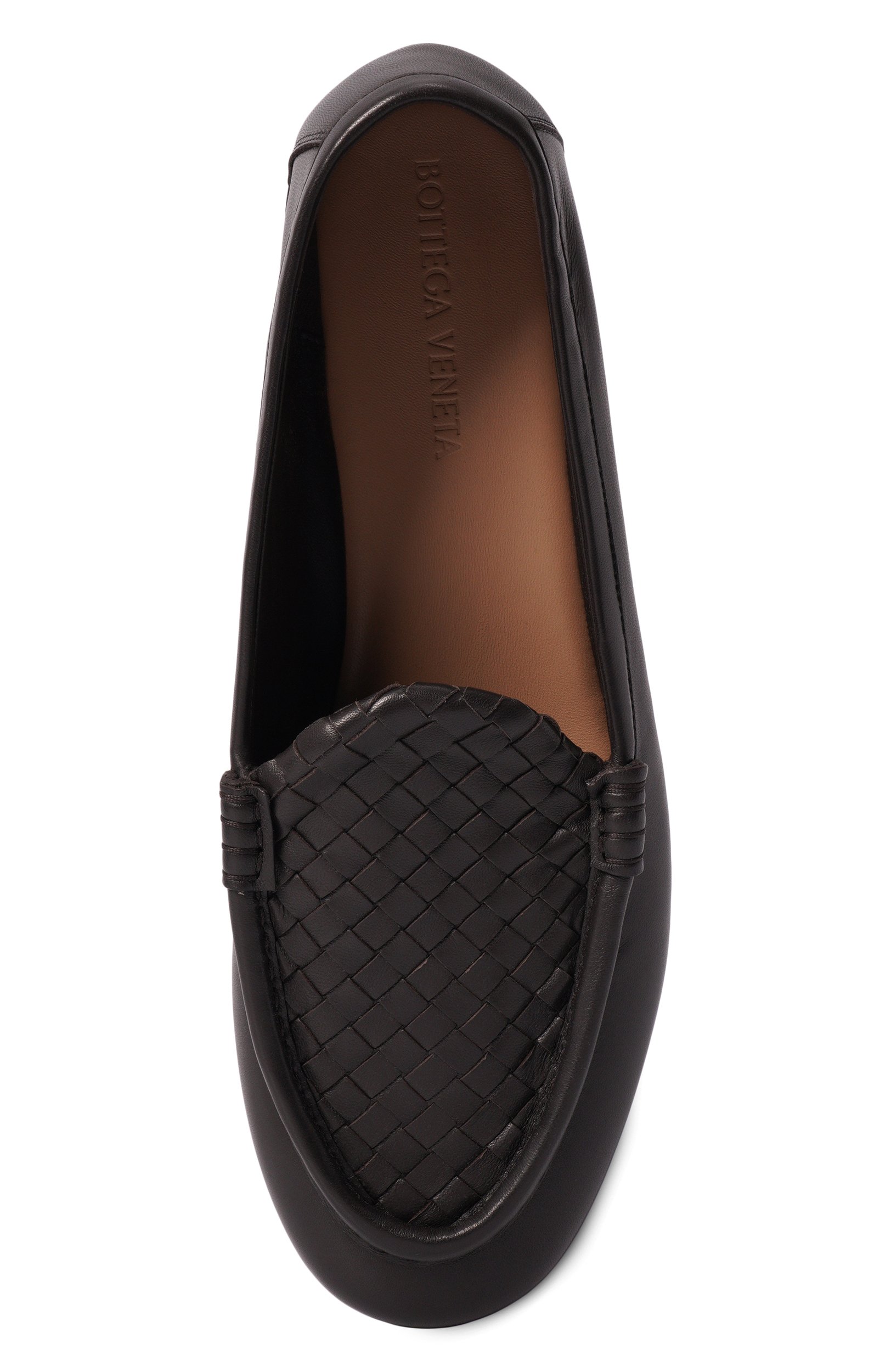 Кожаные лоферы silenzio BOTTEGA VENETA, арт. 876082/VBSD0_001, фото 5