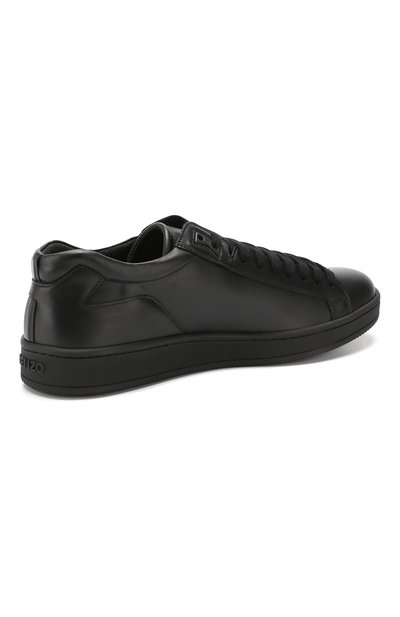 Кожаные кеды KENZO черного цвета по цене 28950 руб., арт. F865SN127L50, фото 4 Кожаные кеды KENZO, арт. F865SN127L50, фото 4