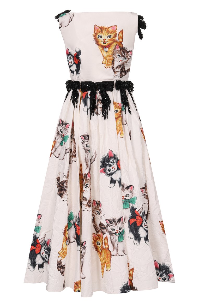 Шелковое платье MIU MIU, арт. MF4082-1YH6-F0009, фото 2