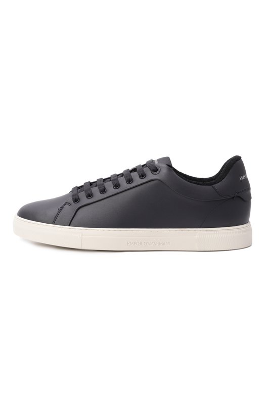 Кожаные кеды Emporio Armani EM003844/AF20004 Синий  EM003844/AF20004 Фото 4