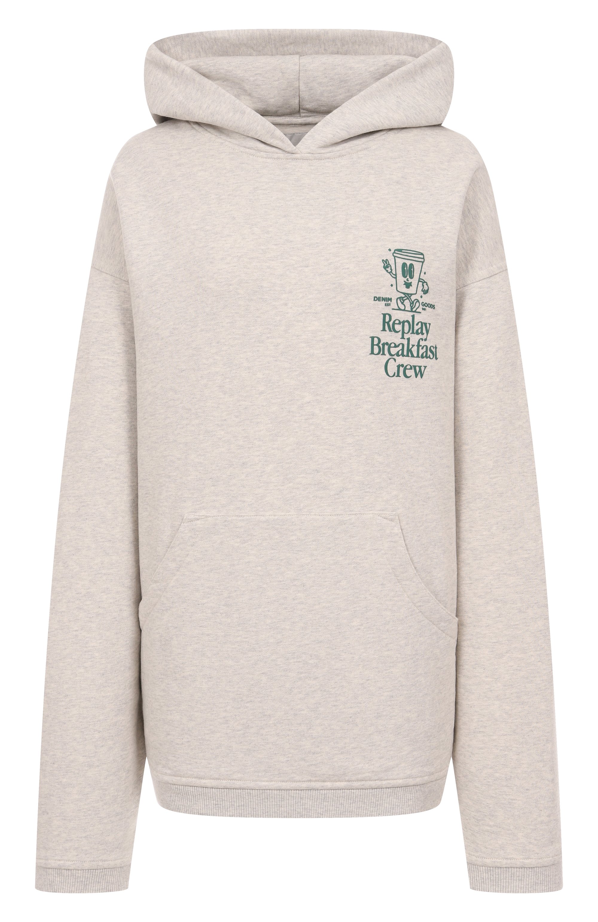Хлопковое худи REPLAY, арт. W3506 .000.23942, фото 1
