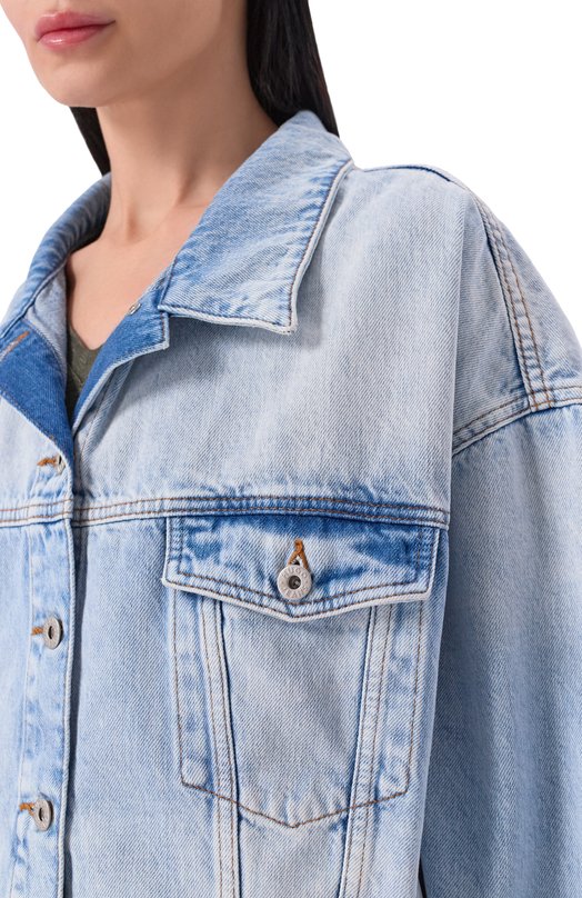 Джинсовая куртка Lou HUGO Blue 50557023 Голубой  50557023 Фото 5