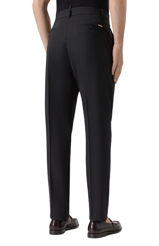 Шерстяные брюки Dsquared2 S74KB1055/S40320 Чёрный  S74KB1055/S40320 Фото 4