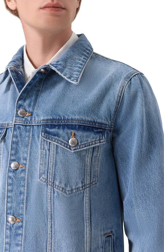 Джинсовая куртка 7 For All Mankind 7T470E35-1XF Голубой  7T470E35-1XF Фото 5