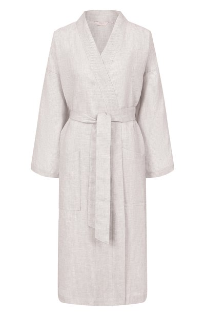 Женский халат изо льна и хлопка FRETTE, арт. FR6853 R0303 G02M