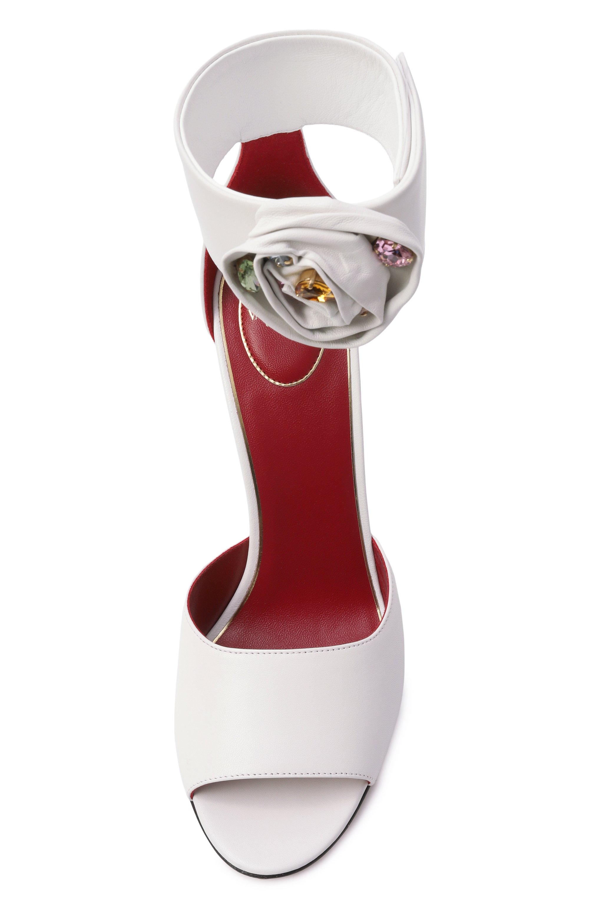 Кожаные босоножки drip rose 105 VALENTINO, арт. 7W0S0MY5/RDW, фото 6