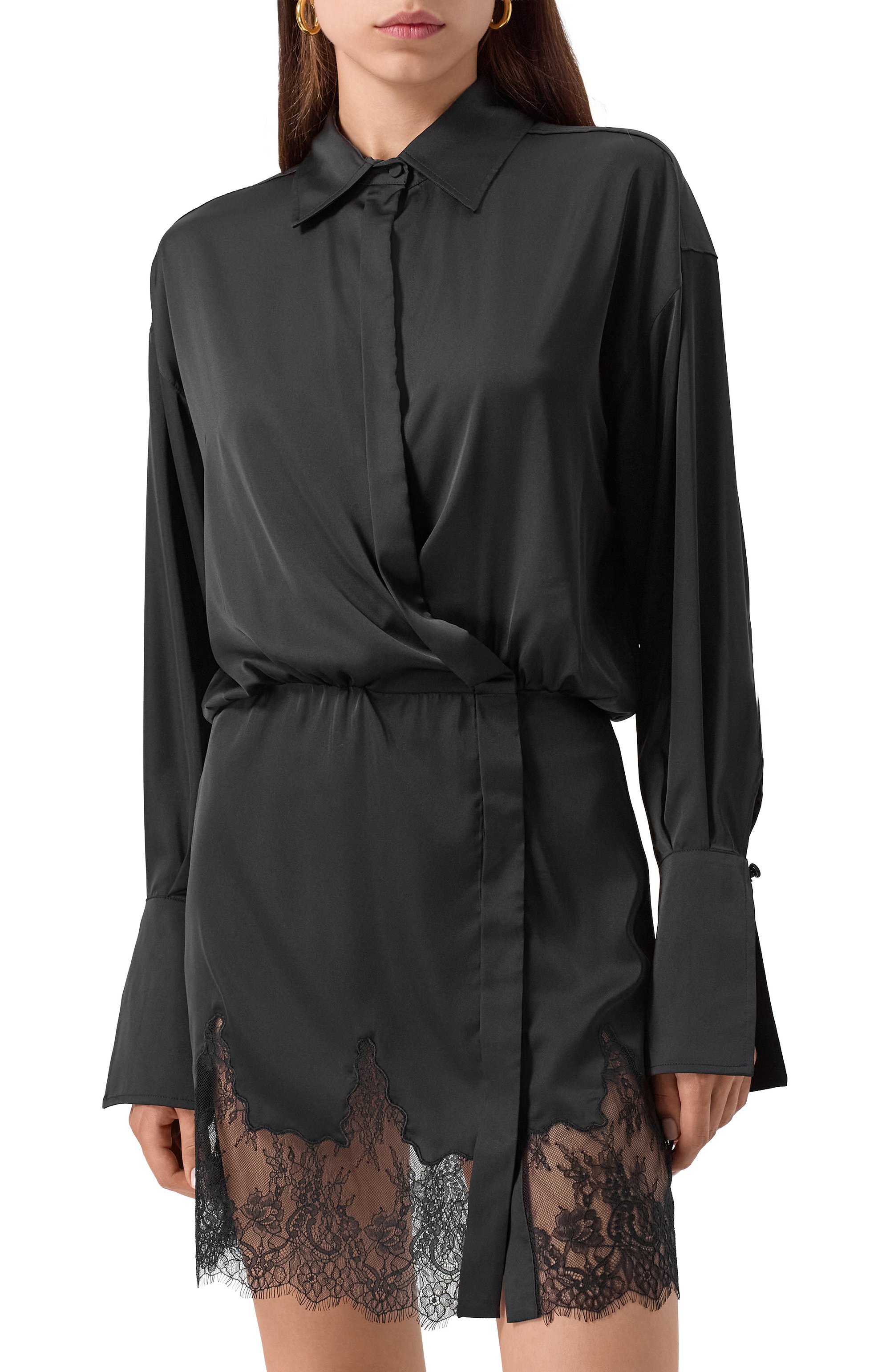 Атласное платье THE ANDAMANE, арт. T180103A/TNP253, фото 3