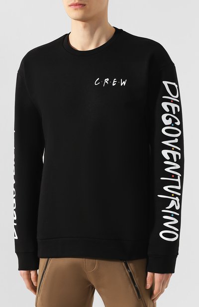 Хлопковый свитшот DIEGO VENTURINO, арт. SS19 - DV FLG CFD, фото 3