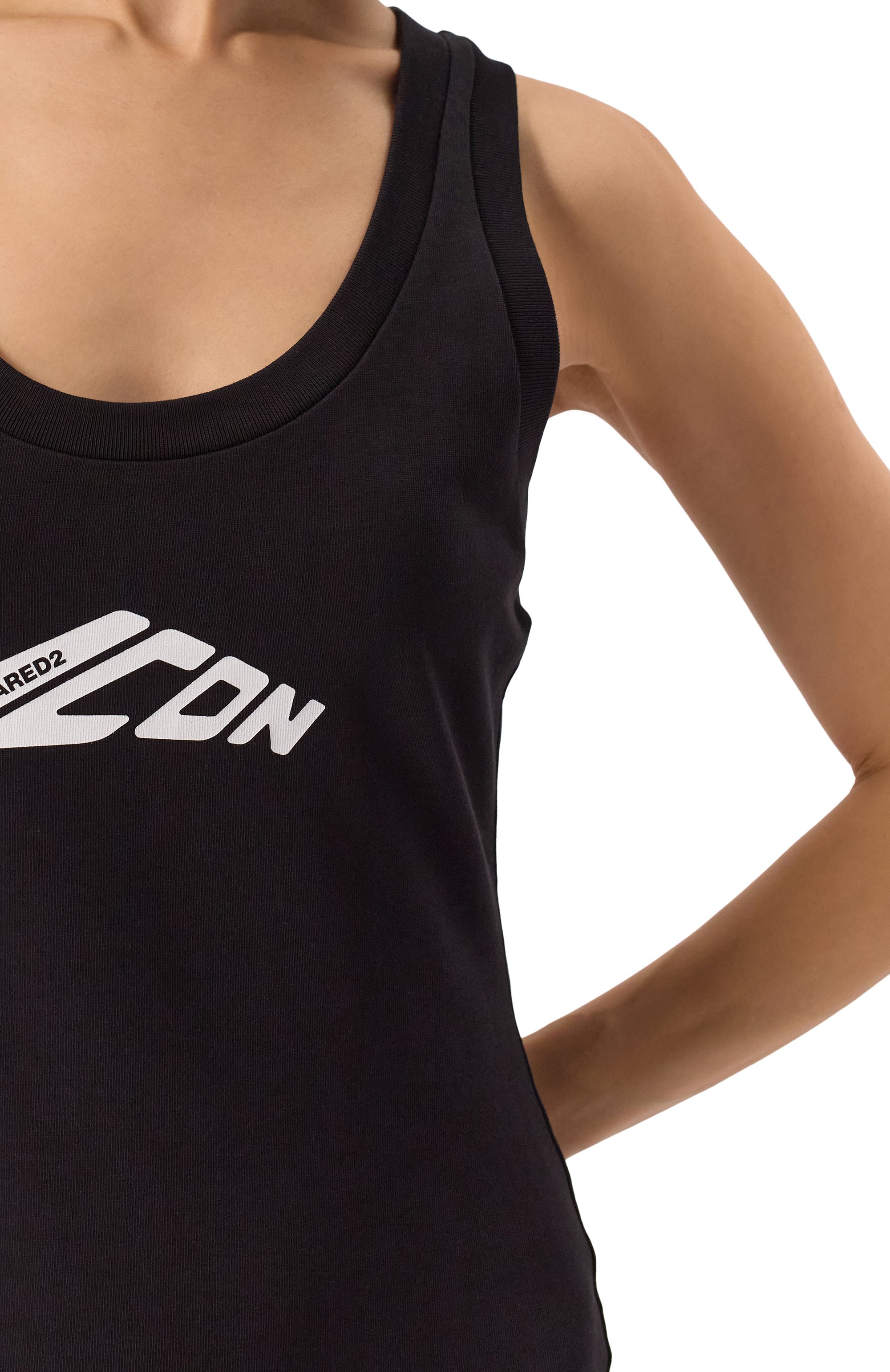 Хлопковое платье DSQUARED2, арт. S80CT0045/D20033, фото 5