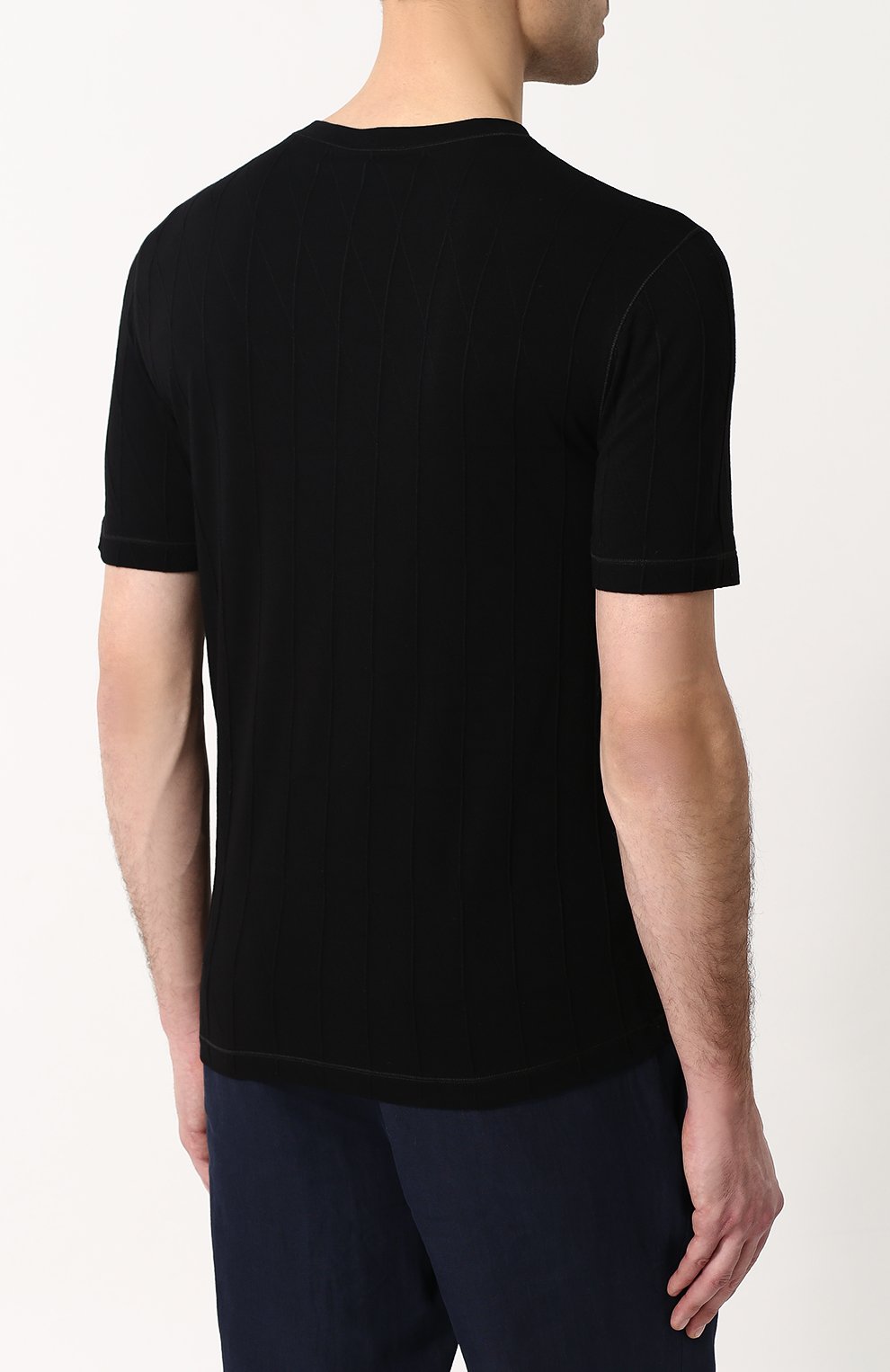 Однотонная футболка с круглым вырезом GIORGIO ARMANI, арт. 3ZSM71/SJTAZ, фото 4