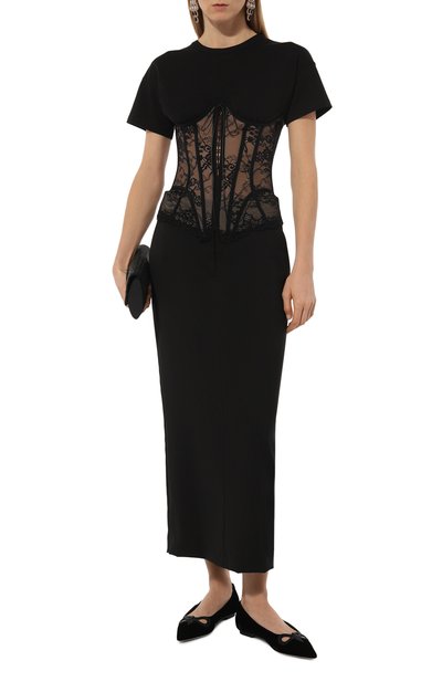 Текстильные балетки morgana RENE CAOVILLA, арт. C11899-010/VL01, фото 2