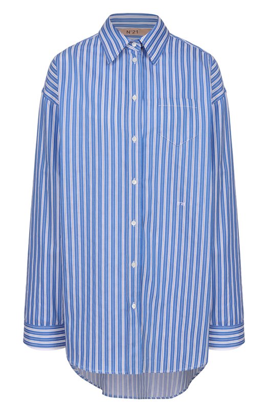 Хлопковая рубашка N21 G031/1520 Голубой G031/1520