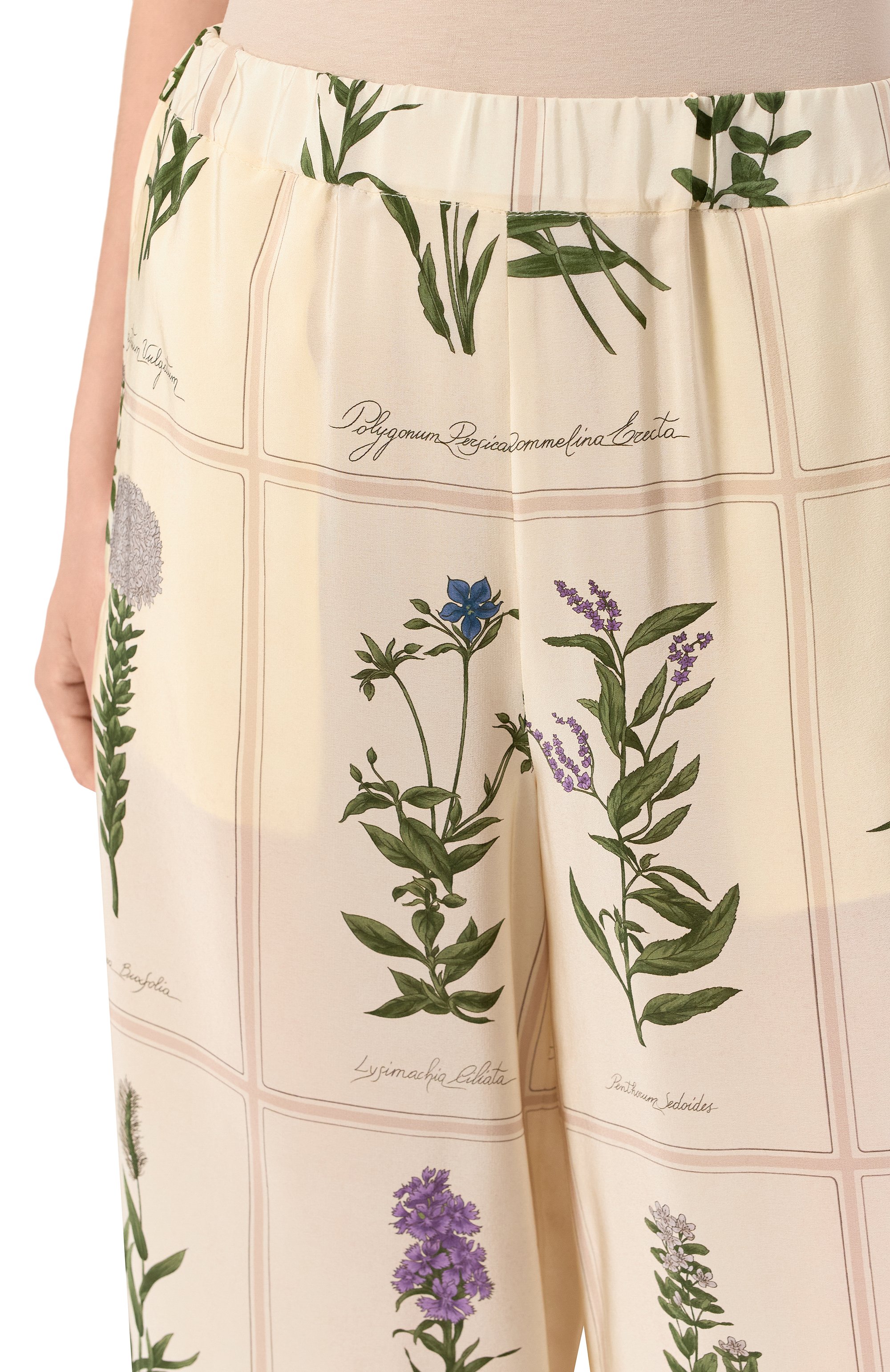 Шелковые брюки WEEKEND MAX MARA, арт. L0RY, фото 5
