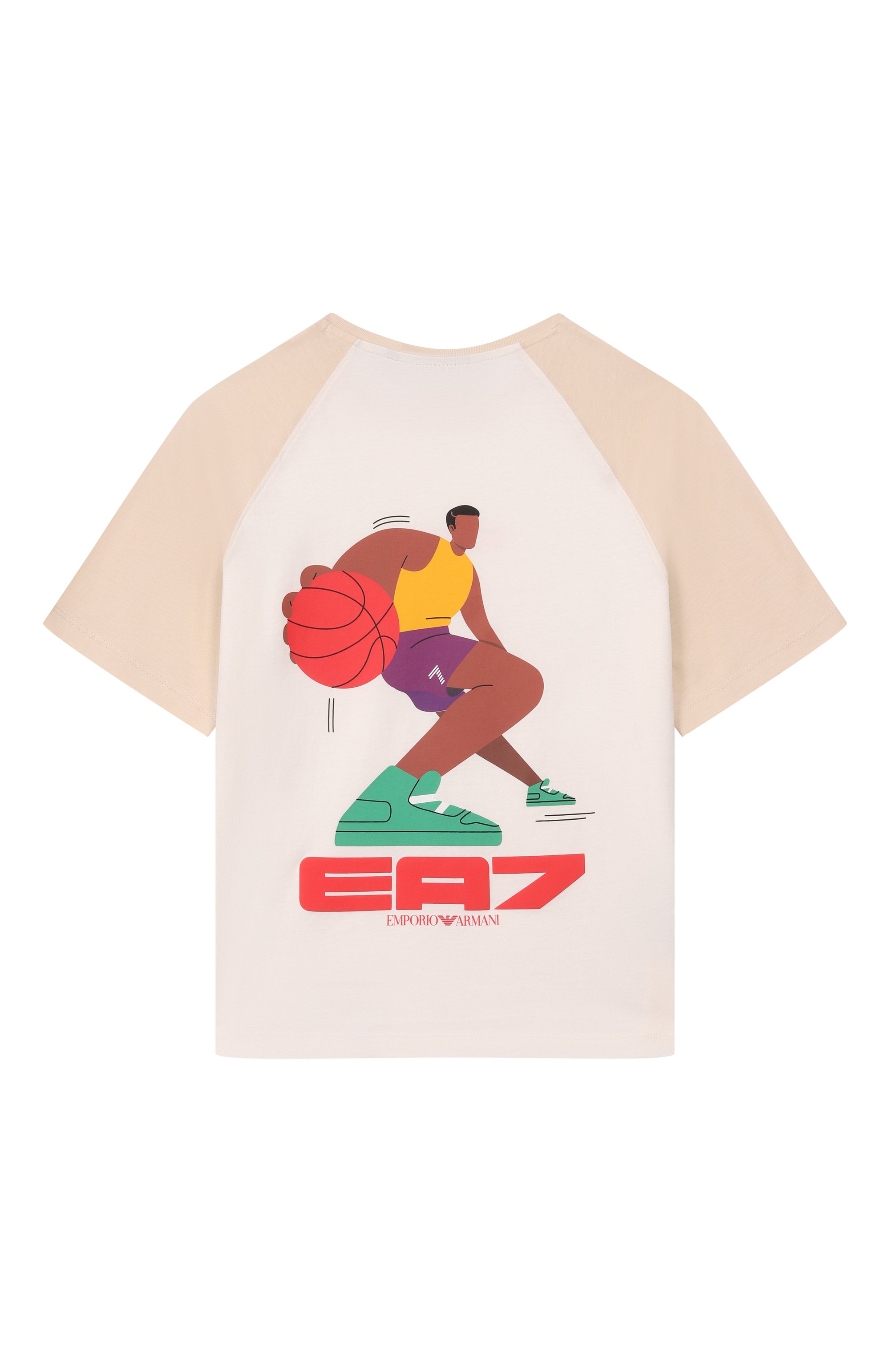 Хлопковая футболка EA7, арт. 7B000287/AF13244, фото 2