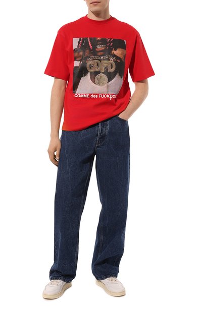 Хлопковая футболка COMME DES FUCKDOWN, арт. CDFU2449, фото 2