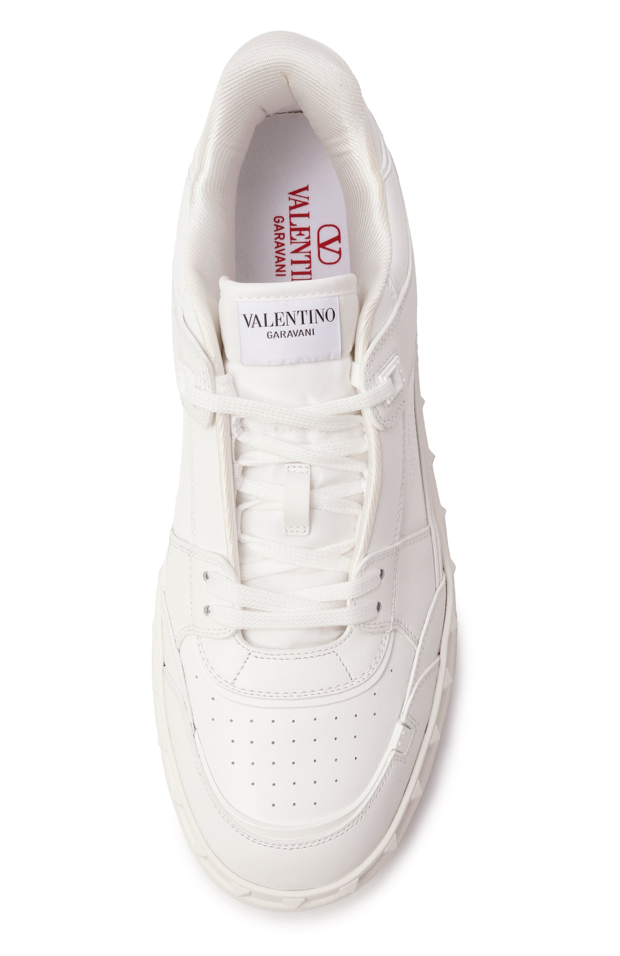 Кожаные кеды freedots VALENTINO, арт. 7Y2S0H43/RDG, фото 6