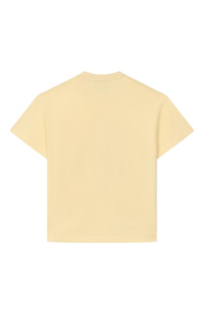 Хлопковая футболка FENDI желтого цвета по цене 35150 руб., арт. JMI515/7AJ_001, фото 2 Хлопковая футболка FENDI, арт. JMI515/7AJ_001, фото 2