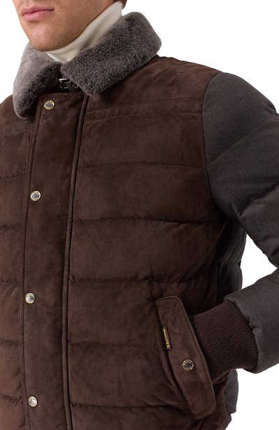 Пуховик viani-url с отделкой из овчины MOORER, арт. VIANI/URL, фото 5