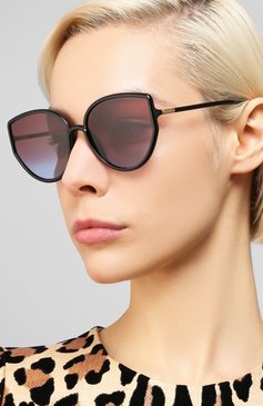 Женские солнцезащитные очки DIOR EYEWEAR черного цвета, арт. S0STELLAIRE4 807 | Фото 2 (Региональные ограничения белый список (Axapta Mercury): RU; Тип очков: С/з; Оптика Гендер: оптика-женское; Очки форма: Cat-eye)