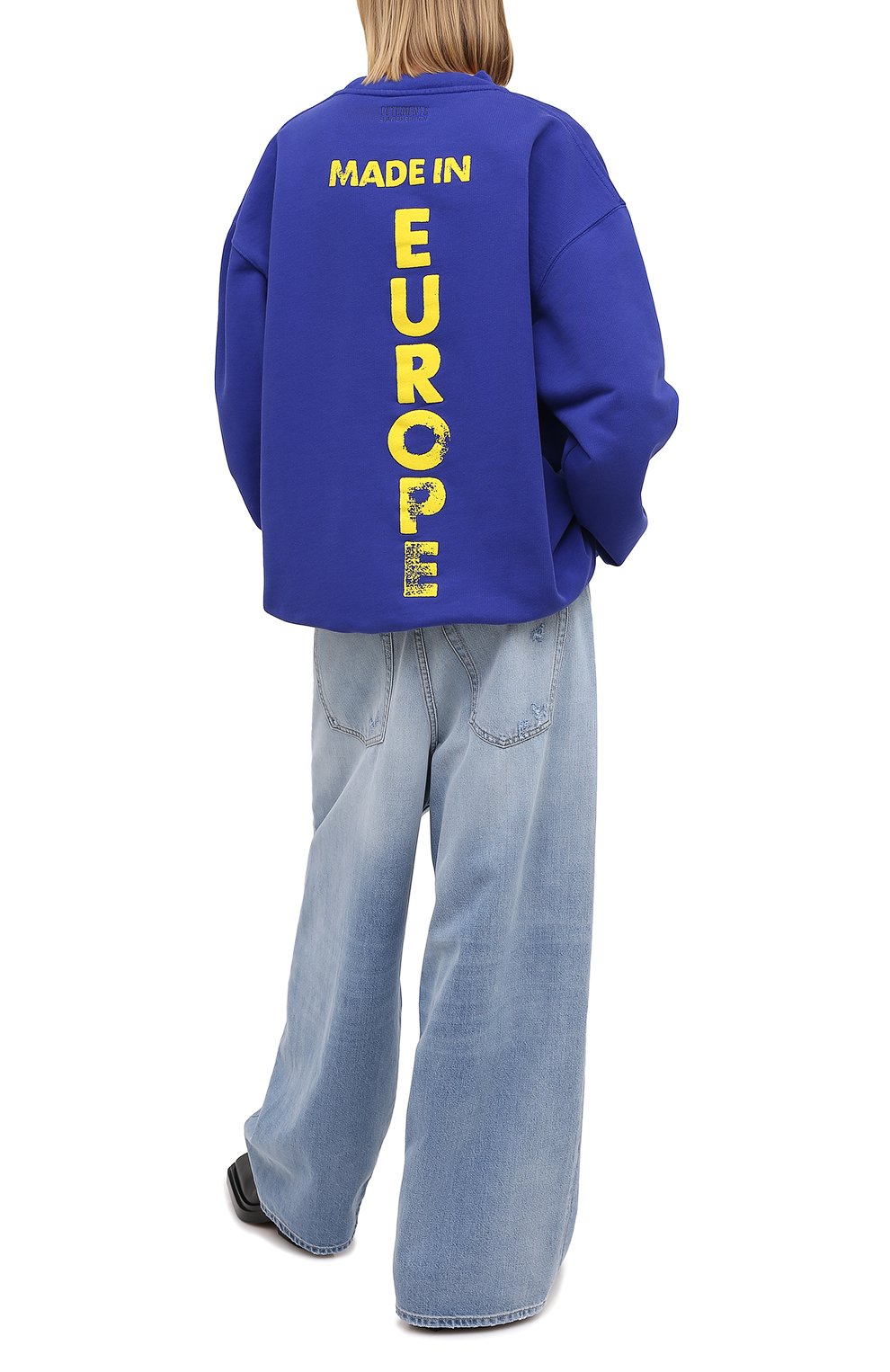 Хлопковый свитшот VETEMENTS, арт. UE51TR670R 1613/W, фото 2