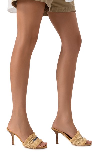 Мюли summer lovers из рафии DSQUARED2, арт. MHW0047, фо�то 3