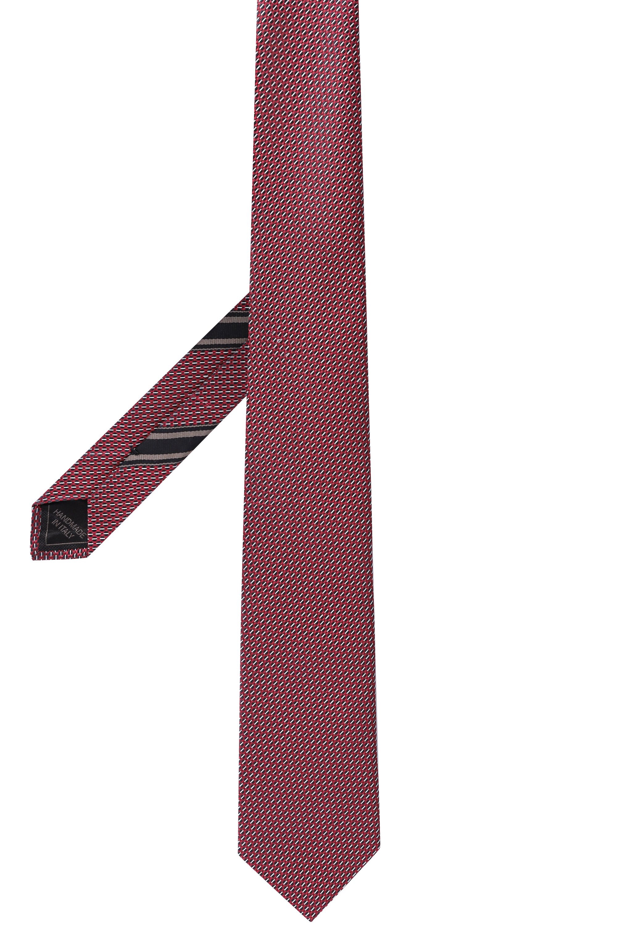 Шелковый галстук BRIONI бордового цвета по цене 34050 руб., арт. O61D00-PC465, фото 3 Шелковый галстук BRIONI, арт. O61D00-PC465, фото 3