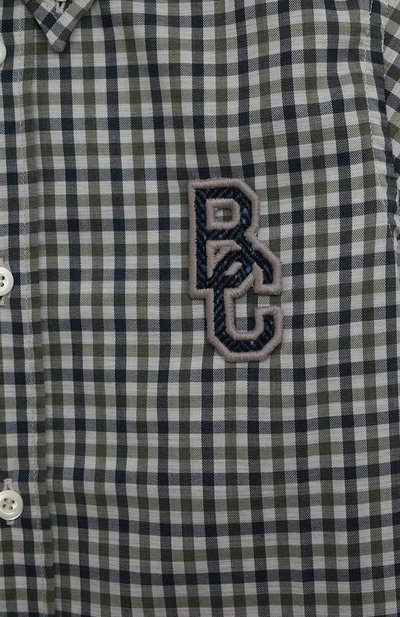 Хлопковая рубашка BRUNELLO CUCINELLI, арт. BR687C372A, фото 3