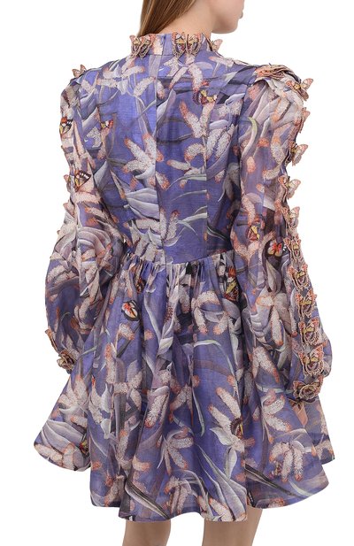 Платье из льна и шелка ZIMMERMANN, арт. 1068DB0T, фото 4