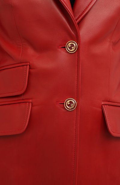 Кожаный жакет GUCCI, арт. 629201/XN336, фото 5