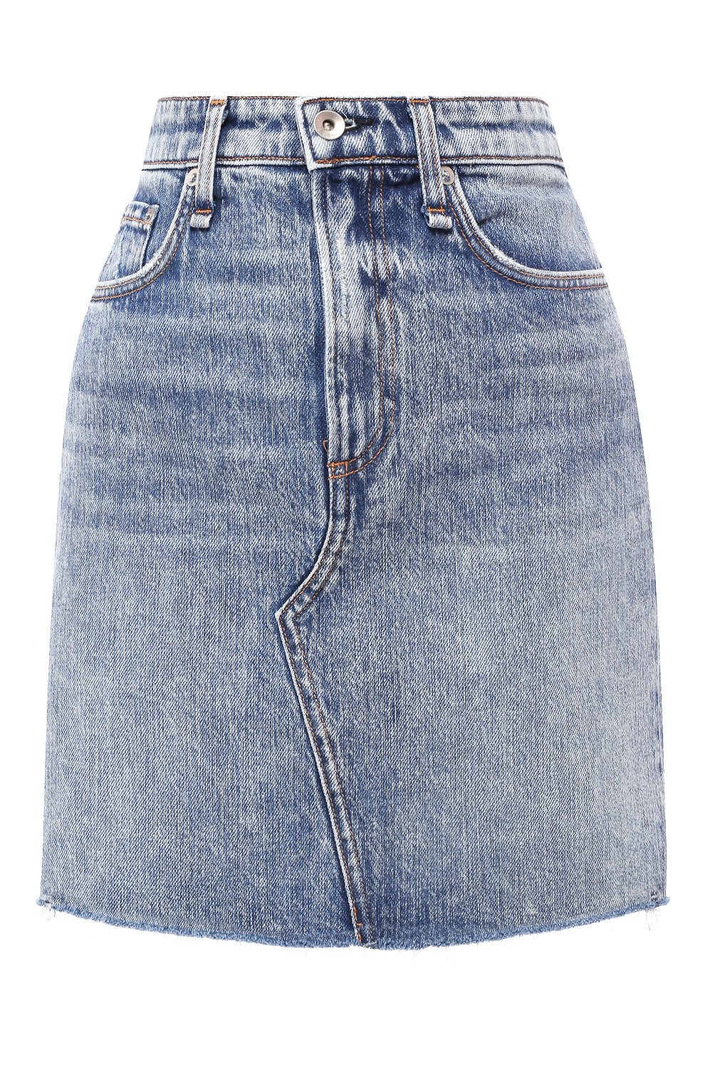 Джинсо вая юбка RAG AND BONE, арт. W1B16I449AVE, фото 1