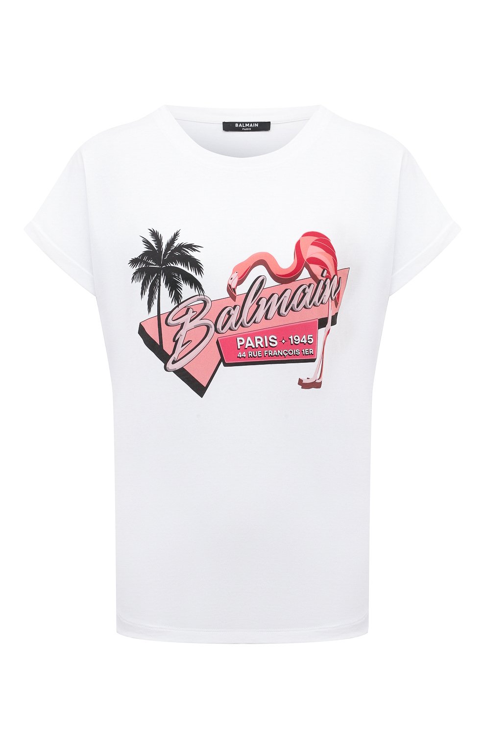 Хлопковая футболка BALMAIN, арт. DF1EF010/GD83, фото 1