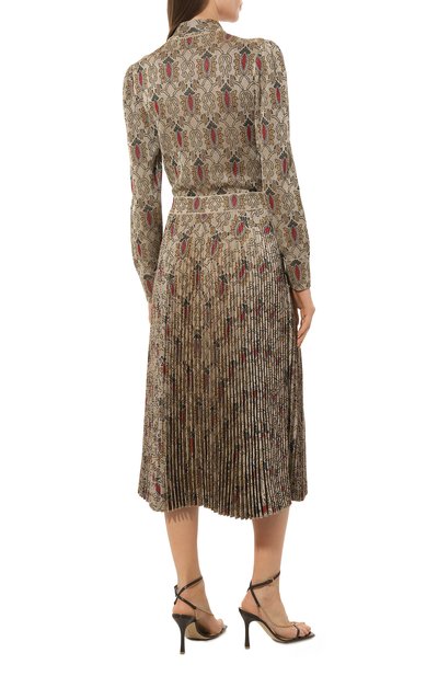 Платье GUCCI темно-бежевого цвета по цене 429120 руб., арт. 676816 XKB47, фото 4 Платье GUCCI, арт. 676816 XKB47, фото 4