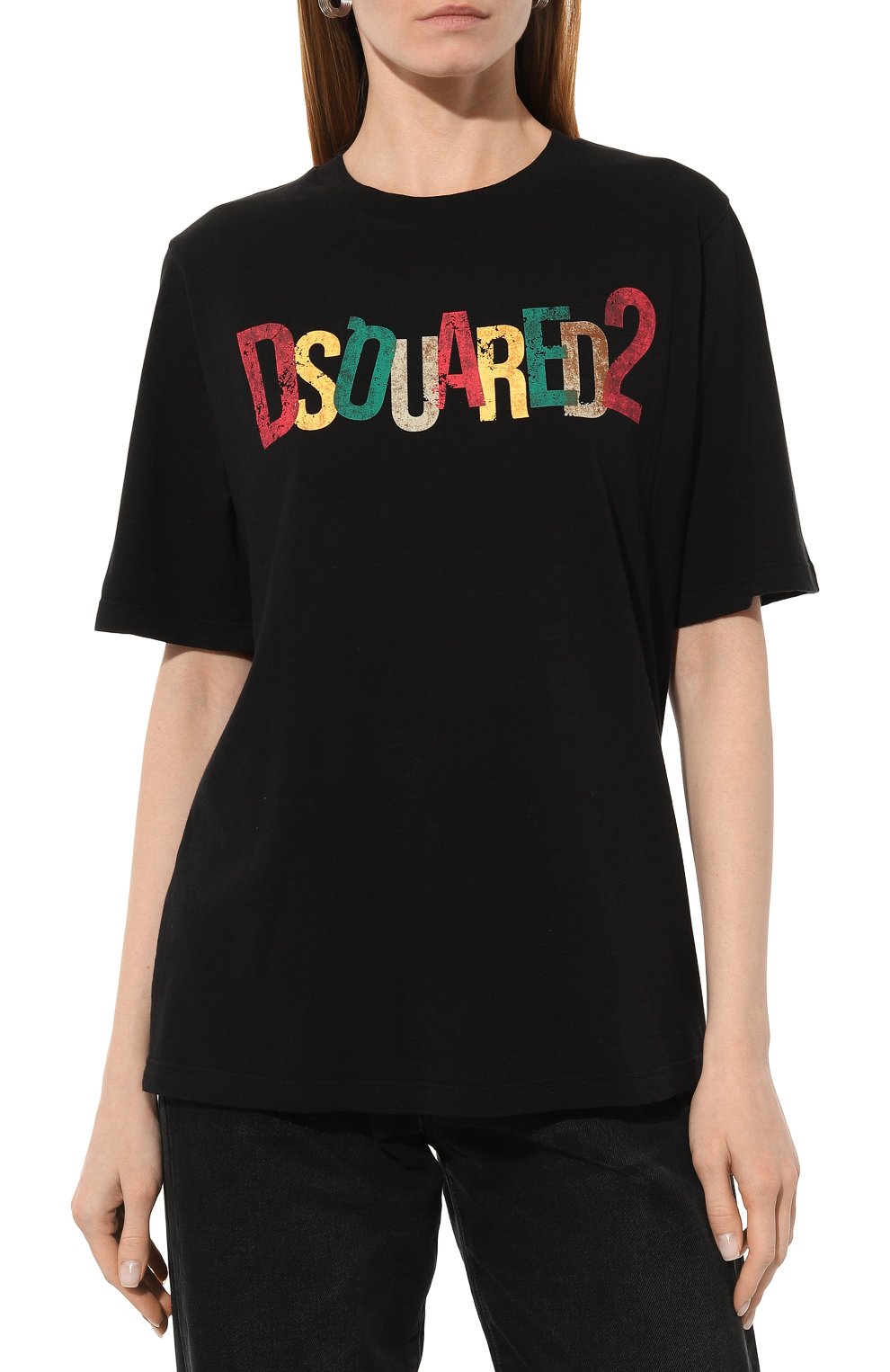 Хлопковая футболка DSQUARED2, арт. S72GD0448/S21600, фото 3