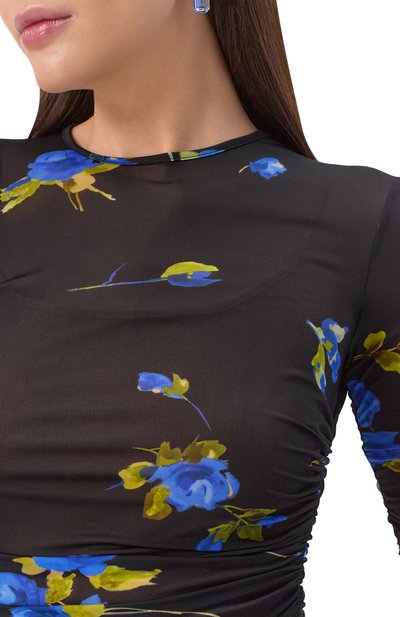 Платье BLUMARINE черного цвета по цене 114500 руб., арт. 2A726A/F9905, фото 5 Платье BLUMARINE, арт. 2A726A/F9905, фото 5