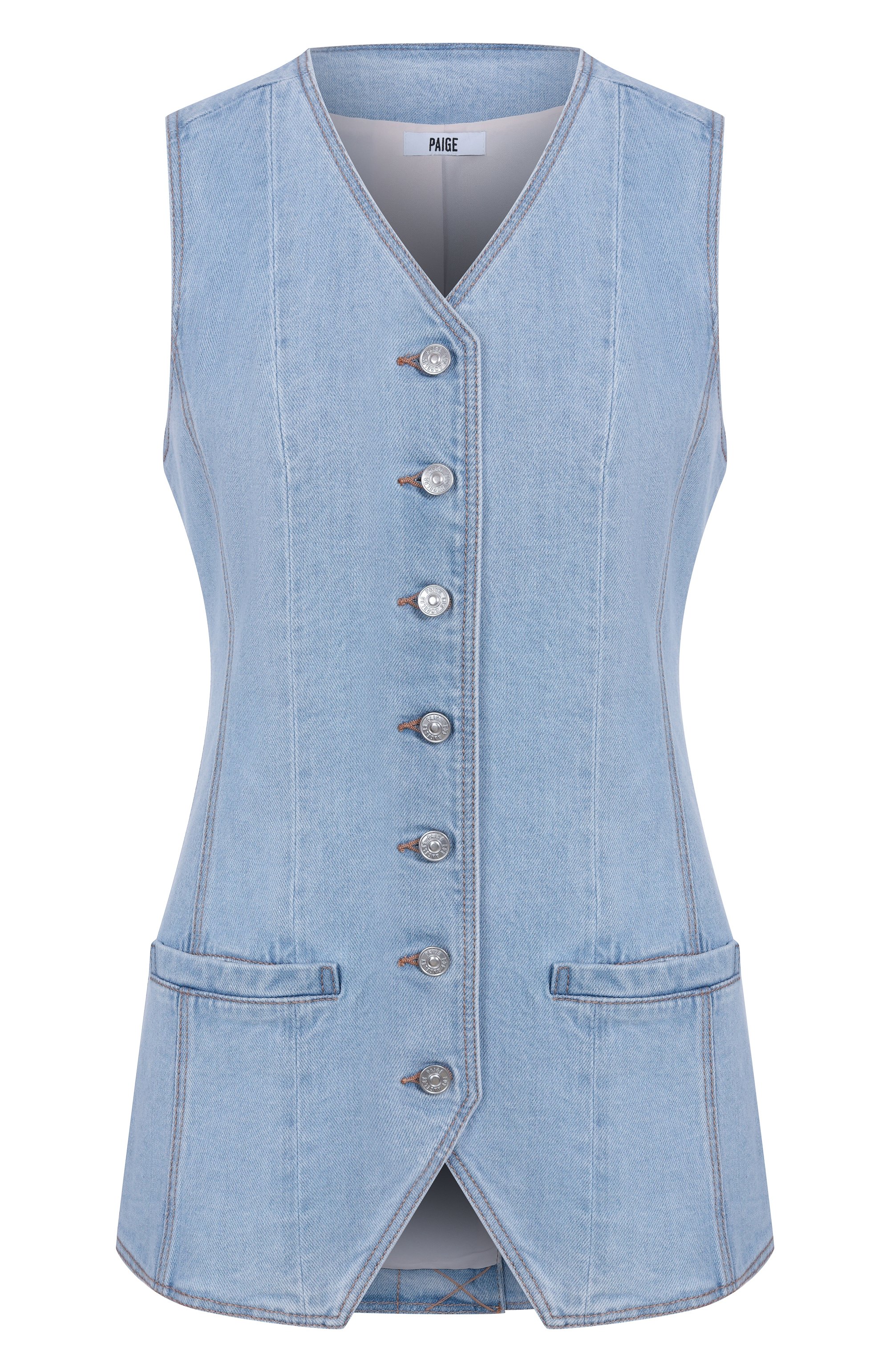 Джинсовый жилет PAIGE, арт. 1F94635-B975, фото 1