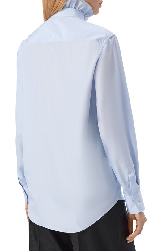 Шелковая блузка MVST M25.1PW.B006/1362 Голубой  M25.1PW.B006/1362 Фото 4